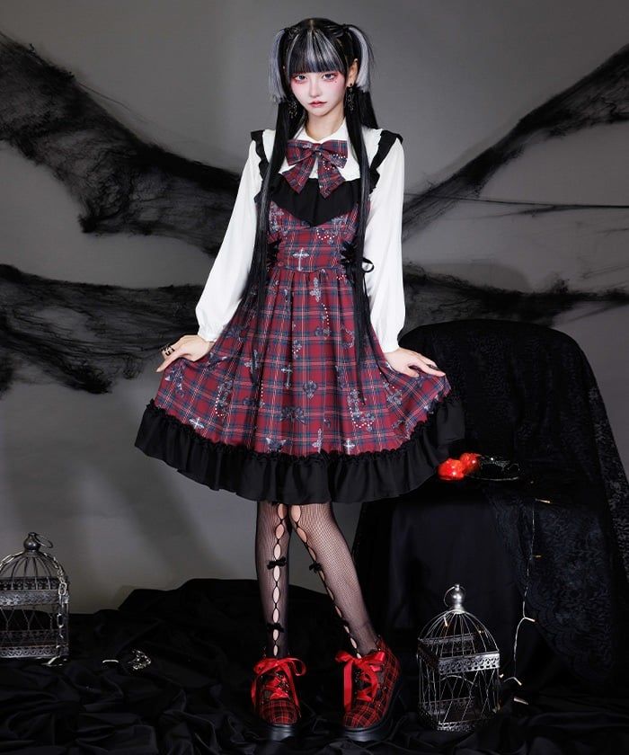 Nightmare Check Dress